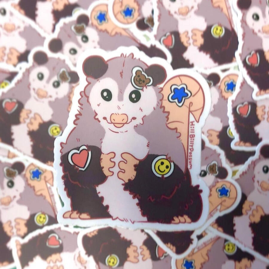 sticker possum