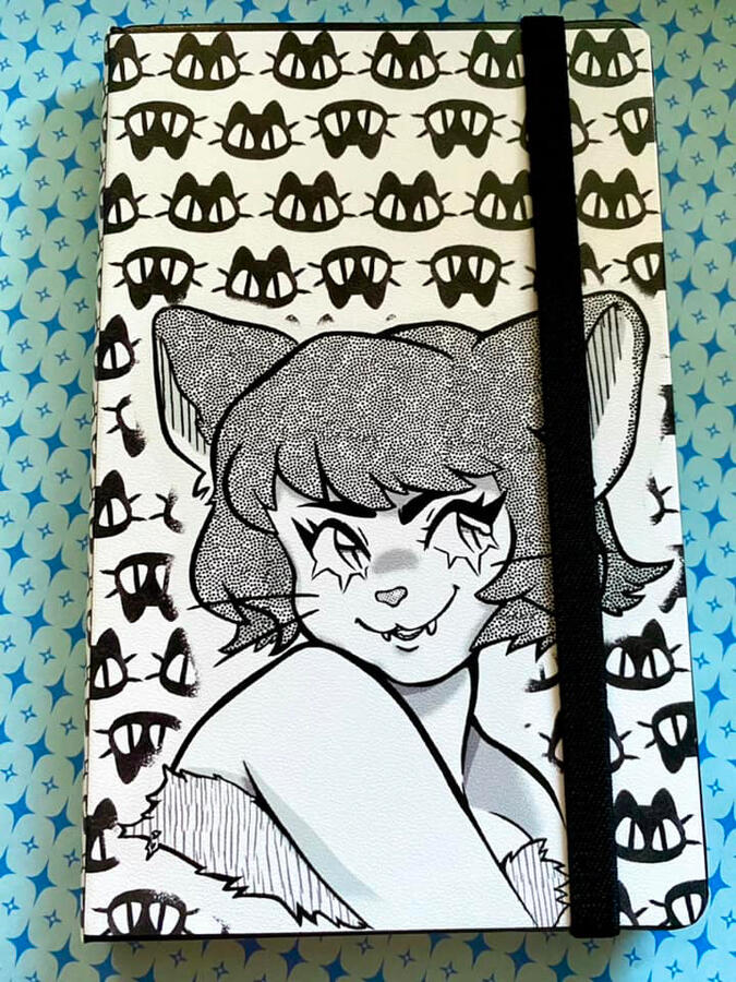 cat girl journal
