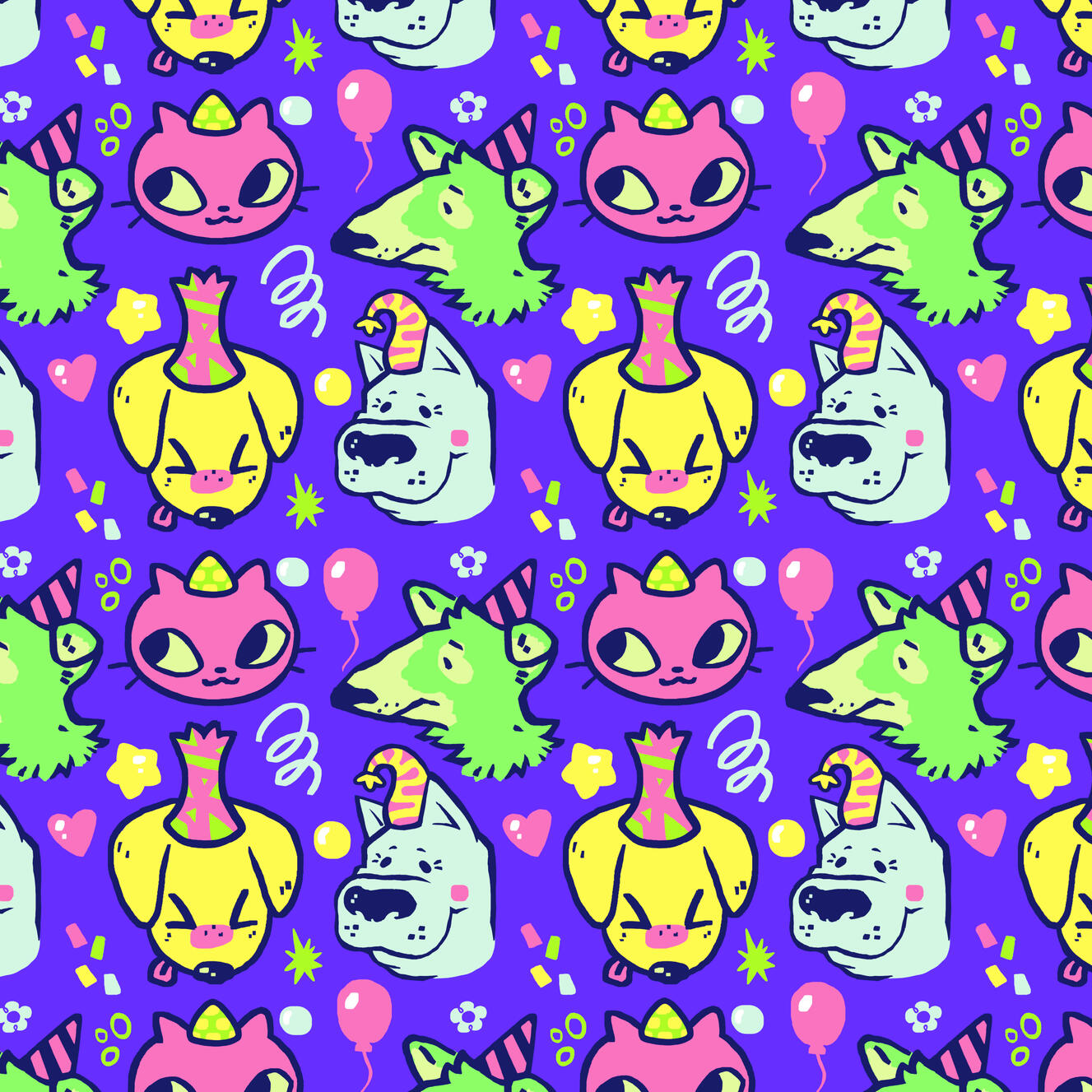 party animals pattern