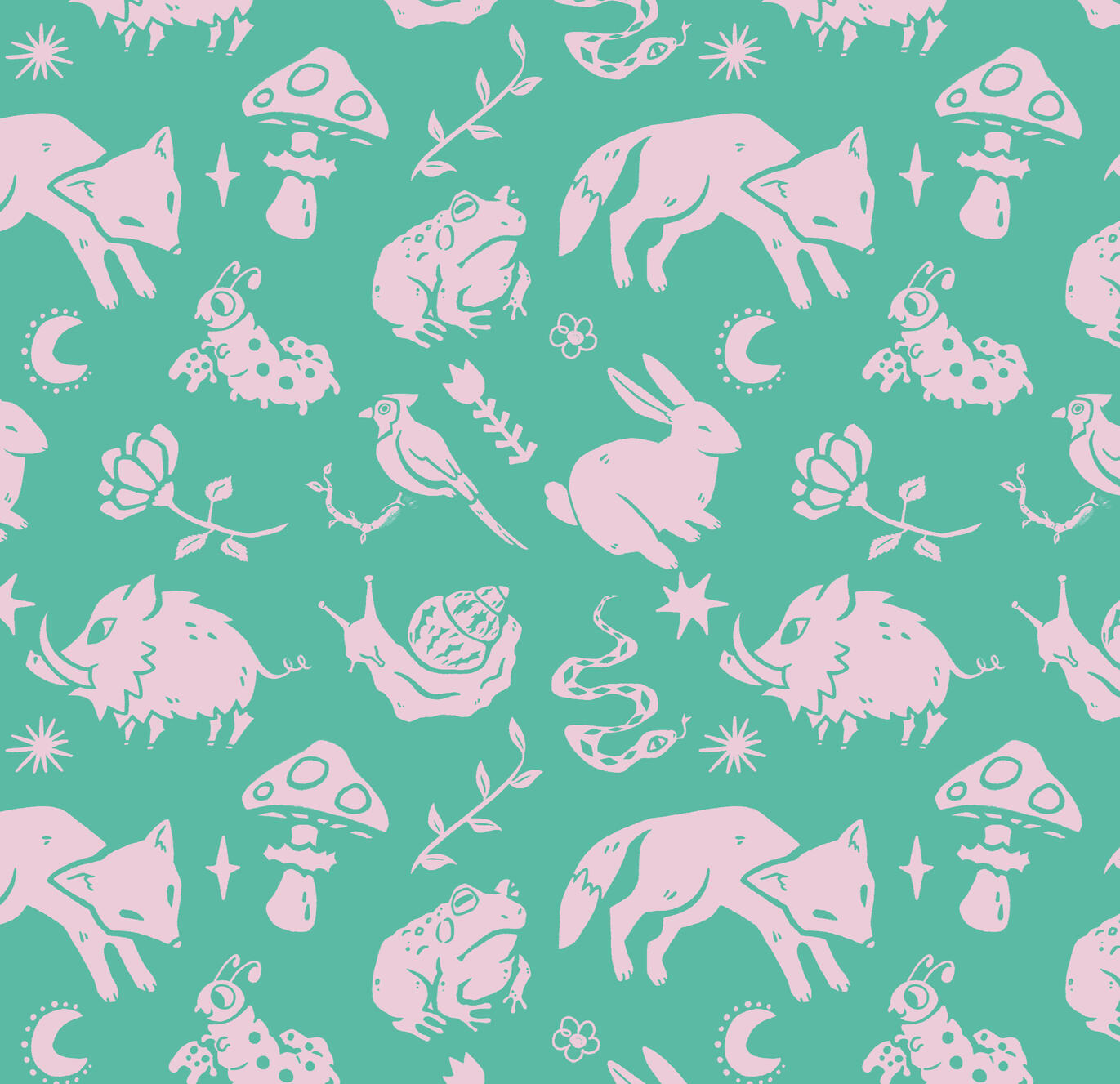 woodland critters pattern