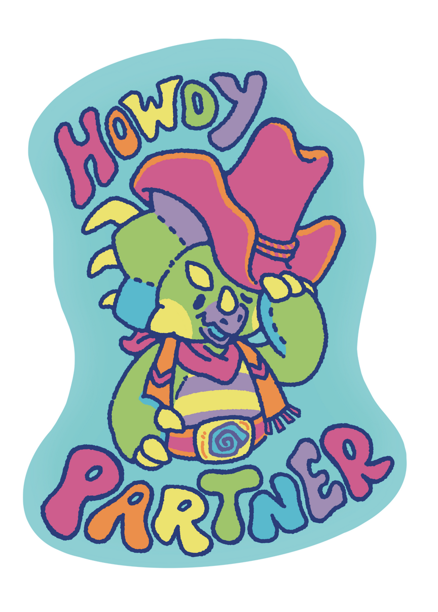 ANE 2026 stamp rally reward - rawrcade™: cowboy cade