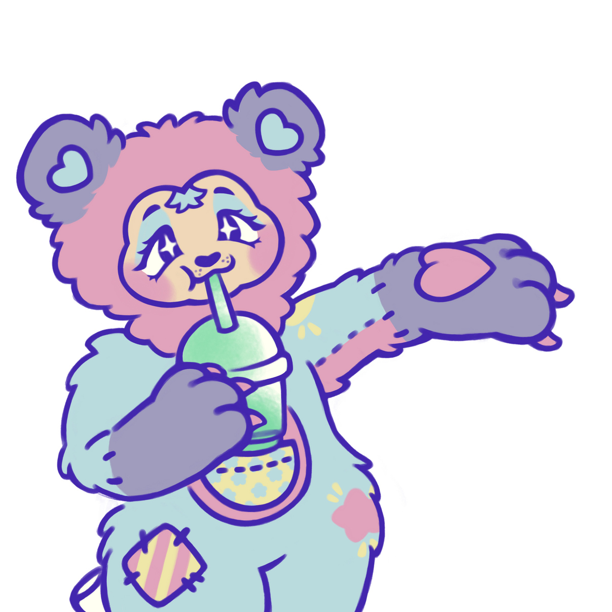 fizzy fox furry fair 2025: candy critters ad, featuring caboose