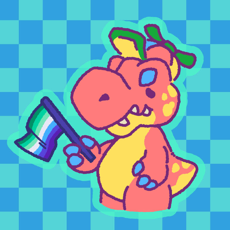 rawrcade™ pride: timmy gay mlm flag
