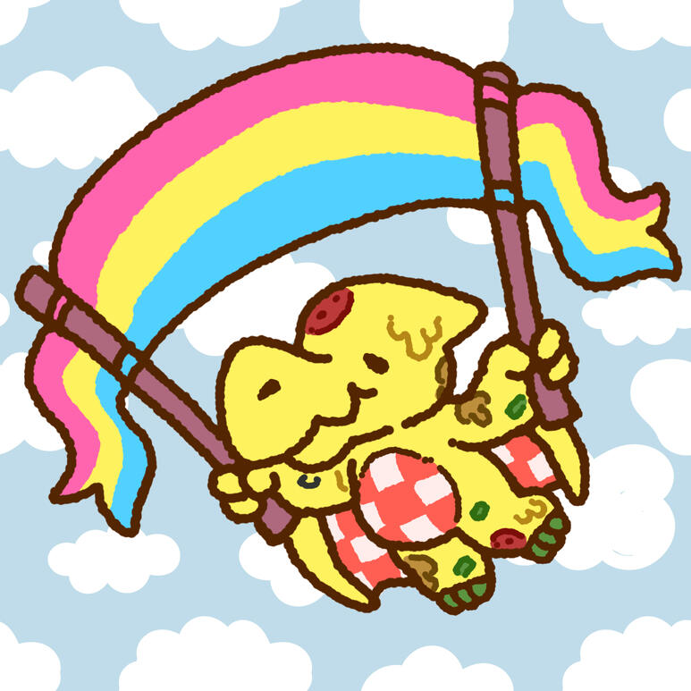 rawrcade™ pride: pete pansexual flag